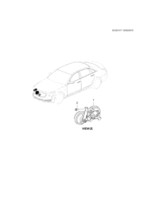90805203-Horn, dual tone