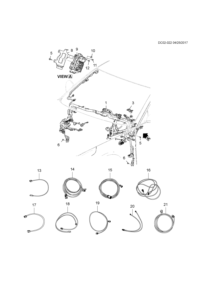 23400048-Cable assy-television antenna