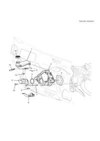 84211131-Master cylinder (w/brake booster & epb) (incl 1, 2, 5, 7, 9, 14)