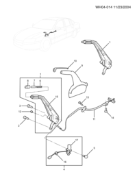 92143263-Cable, parking brake