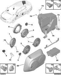 9804288680-Bracket, speaker