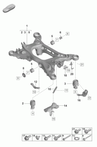 971599030AK-Bracket, set by rubber mounting