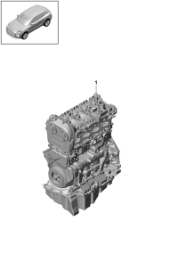 9A7100037A-Engine assy-short