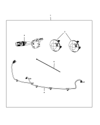 68081399AA-FOG LAMP FRONT FOG