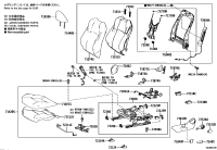 710740ZZ50C2-COVER, FRONT SEAT BACK, LH(FOR SEPARATE TYPE)