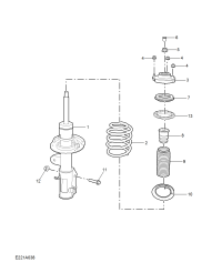 10328224-Damper, front suspension