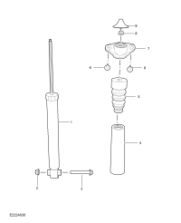 10328277-SHOCK ABSORBER,RR SUSP