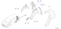 76631ED530-Pillar-rear, inner lh