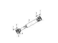 2203100XK47XA-Shaft assy, front axle