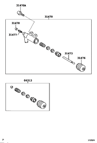 314700D040-CYLINDER ASSY, CLUTCH RELEASE