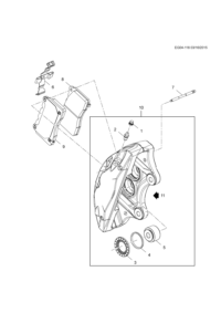 84051821-Kit, front disc brake plate repair (incl. 8,9)