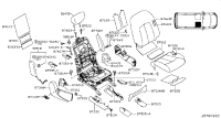 873111JB6C-Foam, fr. seat cush
