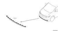 960151JA0A-AIR SPOILER-FRONT