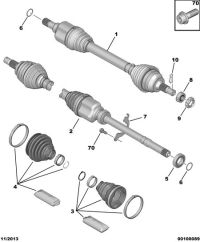 9802443680-New propeller shaft