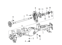 2401000K00B1-Axle housing assy