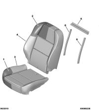 8862JE-Fabric, fr. seat cush