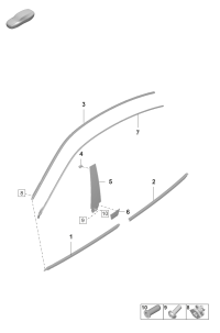 9J1839476C03C-Mldg black door