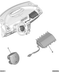 4112HF-Coversteering wheel w/air bag