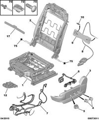 8898QT-Switch, seat adjuster