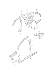 L17G809123B-Reinforcement-C pillar