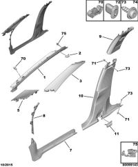 98045587ZD-Garnish, front wind window pillar
