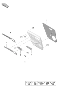 971863935B-Damper, for door trim