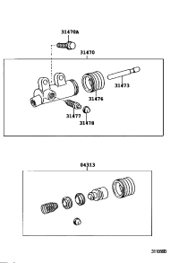 3147060310-CYLINDER ASSY, CLUTCH RELEASE