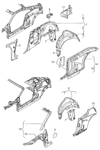 8J8809051D-Enclosure, side