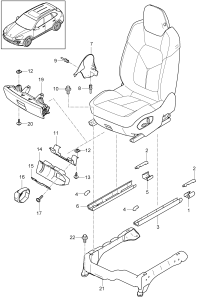 95852141101-Tray assy-seat