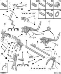 251976-Pin, mnl trans shift shaft