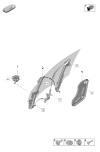 PAD837461-Window regulator without m
