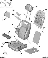 16111479ZD-Guide, seat headrest