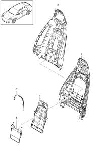 97052155100-Bracket, back cushion