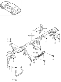 97055206300-Strut mounting
