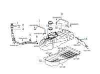 1101130K00B1-Lock assy-fuel tank