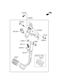 32800C5140-PEDAL ASSY-BRAKE