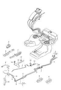 7L0201531-SUPPORT, FUEL PIPE