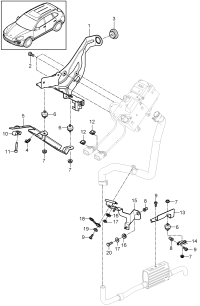 95557283300-RUBBER MOUNTING/A4/A6/A8/2009
