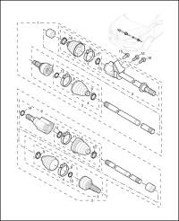 10157263-Shaft assy-front wheel, propeller