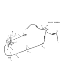 10395681-Lever, parking brake (incl. 3,5-9)