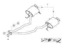 18100146020-Silencer, sports car, rear rh