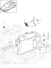 95555538700-Clip for quarter trim