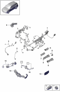 PAB97162720-Harness temperature sensor