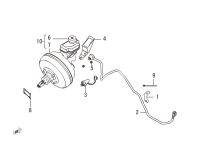 3540011XKW09A-Hose, vacuum brake