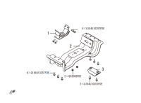 1706100XKW09A-Mounting assy-transmission