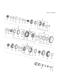 24105543-Sleeve, gearsynchronizer (incl. 3-5)