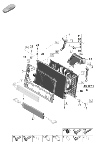 PAE121068A-Bezel radiator