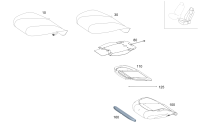 16791035018S73-* Cover, driver cushion