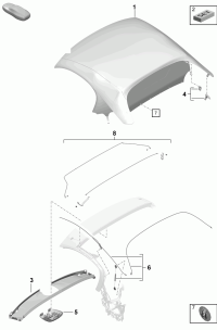 98156795303-Molding headlining