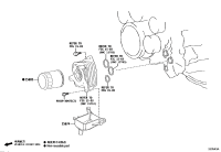 15674F4010-RECEIVER, OIL FILTER